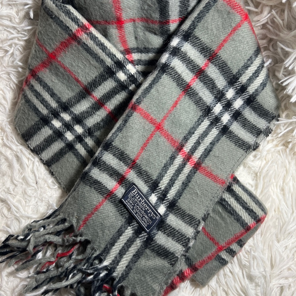 Burberry Plaid Wool Scarf - Picture 2 of 10